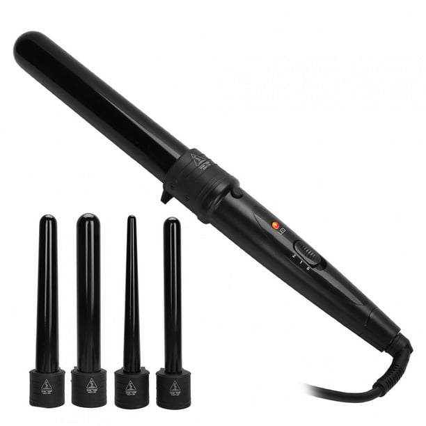 Rizador de pelo 5 en 1, rizador de pelo de iones negativos de turmalina de cerámica profesional, tenazas para rizar el cabello con 2 controles de temperatura(#1) Ecomeon no