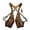 Coffee, variant on Vintage Leather Multi-Pocket Underarm Vest for Men