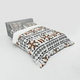 thumbnail image 3 of Ambesonne Tribal Bedding Set 3 Pcs, Birds Arrows, Twin, Orange Black White, 3 of 3