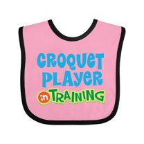 Inktastic Croquet Player in Training Boys or Girls Baby Bib