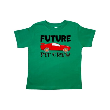 

Inktastic Future Pit Crew Red Race Car Gift Toddler Boy or Toddler Girl T-Shirt
