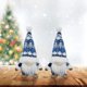thumbnail image 4 of Adorno Navideño Xihbxyly Muñeco Enano Azul Sin Rostro Copo de Nieve Decoración Navideña, 4 of 6