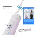 thumbnail image 3 of Hooyapik 45-Day 300ML Battery Life Electric Water Flosser Spot spray micro-waterfall system Oral Irrigator Flosser for Implants/Braces/Receding Gums, 3 of 9