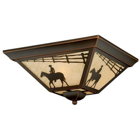 

Trail 14 in. Outdoor Flush Mount - Burnished Bronze