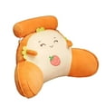 thumbnail image 6 of Waist Rest Cushion Soft Bed Rest Pillow Reading Pillow with Arm Sitting up Chair Back Cushion for Office Home Decoration Teens Gaming Kids L Strawberry, 6 of 8