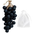 thumbnail image 3 of Jabón de uva en una cuerda con forma de racimo de uvas, de jabón, regalo de cumpleaños, jabones de baño decorativos hechos a mano para esposa, Negro 40 piezas, 3 of 8
