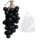 thumbnail image 3 of Jabón de uva en una cuerda con forma de racimo de uvas, de jabón colgante, decoración de regalo, jabones de baño hechos a mano para mujeres y Negro 40 piezas, 3 of 8