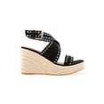 thumbnail image 2 of RM Rebecca Minkoff Women's Gemma Studded Ankle Strap Wedge Sandal, 2 of 6