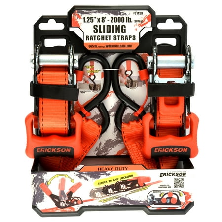 - Erickson 8ft Sliding Ratchet 2pk