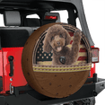 thumbnail image 2 of Lotusprinthandmade Rottweiler Dog Spare Tire Cover With Backup Camera Hole 6 Sizes (35 in.), 2 of 7