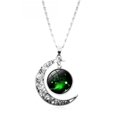 thumbnail image 1 of 12 Constellation Demi-Lune Signe du Zodiaque Astrologie Pendentif Collier, 1 of 10