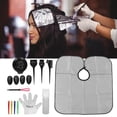 thumbnail image 5 of BIMZUC Hair Dye Coloring Kit, 16-Piece Professional Salon Tools Set with Mixing Bowl, Pointed Handle Brushes, Hair Clips, Waterproof Cape, Gloves and Ear Covers for Home DIY Hair Tinting, 5 of 10