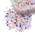 thumbnail image 3 of 13/0 Glass Seed Beads Ceylon Round Hole Round Mixed Color 2~2.3x1.5mm Hole: 0.8mm 1714pc 40~48g/box diy, 3 of 6