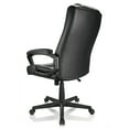 thumbnail image 4 of Realspace® Hurston Bonded Leather High-Back Executive Chair, Black, BIFMA Compliant, 4 of 6