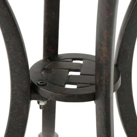 Louis Outdoor 19 Cast Aluminum Side Table Bronze Finish Com