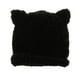 thumbnail image 4 of Gorro de invierno en apariencia de gorro para mujer con capucha de punto Negro, 4 of 9