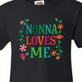 thumbnail image 4 of Inktastic Nonna Loves Me Granddaughter Youth T-Shirt, 4 of 5
