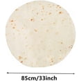 thumbnail image 4 of Cobertor Bebé Con Gorrito: Suave Y Divertida Manta Tortilla, 4 of 6