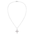 thumbnail image 3 of Elaborate and Pretty Pink Cross Seashell on Sterling Silver Pendant Necklace, 3 of 5