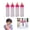 White, variant on Magic Disappearing Liquid Doll Feeding Bottles Plastic Simulation Milk Bottle Props 4 Pcs