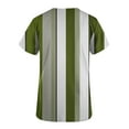 thumbnail image 4 of Xfvqtps Striped Scrub Tops for Women Wrinkle-Resist Nursing Uniform Casual V-Neck Print Short Sleeve Nurse Top with Pocket Green, 4 of 5