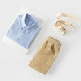 thumbnail image 5 of Boys' Button Down Shirts Boys Formal Outfit Blue Uniform Shirts for Boys School Shirt for Toddler Boy Boys Girls Fashion, 5 of 7