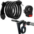 thumbnail image 1 of Cable de bloqueo combinado para patinete electrónico FXINRUIA de 1,2 m de largo, 1 of 9