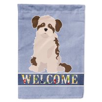 Carolines Treasures CK3796GF Shi Chi 3 Welcome Flag Garden Size  Small multicolor