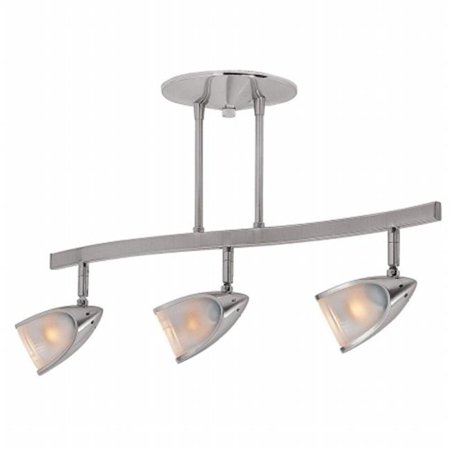 

52030-BS-OPL Comet 3 Light Semi Flush - Brushed Steel