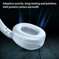 thumbnail image 5 of Wmkox8yii Active Noise Reduction Wireless Bluetooth Headphones Over Ear,6-8 Hours Usetime,Foldable Lightweight Headset with Microphone,Deep Bass HiFi Stereo Sound for Travel Work Cellphone, 5 of 8