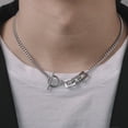 thumbnail image 3 of Collier à Bascule Ras-du-Cou Colliers pour Filles Ras-du-Cou Hommes Femmes Collier Déclaration, 3 of 8