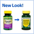 thumbnail image 3 of Spring Valley Chromium Metabolism Support Dietary Supplement Tablets, 1,000 Mcg, 100 Count, 3 of 11