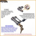thumbnail image 4 of Candado para Pestillo de Remolque InfiniteRule Security Ajuste 1-5/8", 4 of 4
