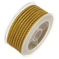 thumbnail image 3 of Nylon Thread Twine Beading Cord 3mm Extra-Strong Braided Nylon Crafting String 4M/13 Feet, Goldenrod, 3 of 7
