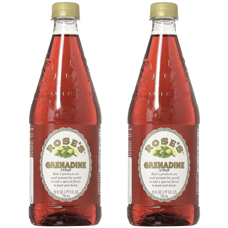 Rose’s Grenadine Syrup 2 Pack 25 OZ Bottle, | Perfect for Cocktails, Beverages, and Mixers