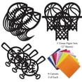 thumbnail image 5 of VHALE Suncatchers Craft, Stained Glass Effect Paper Sun Catcher Kit, Window Art, Classroom Crafts, Creative Art Projects, 3 Sets (Sport), 5 of 10