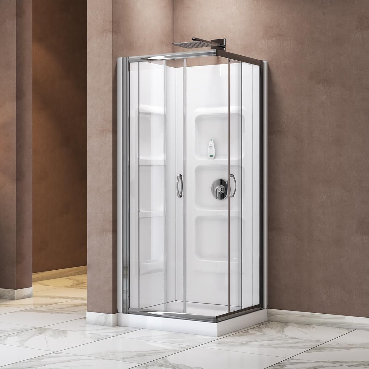 A&E Bain et Douche DANNY-36-CHR-K Trousse de douche