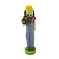 thumbnail image 1 of Figura de Cascanueces de Soldado de Navidad de 15 pulgadas de altura, Cascanueces de madera sosteniendo un auto, 1 of 9