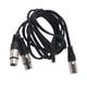 thumbnail image 4 of Cable Adaptador De Audio, Reduce El Ruido, Rendimiento Estable, Duradero, 3 Pines, Cable Divisor Doble XLR, Divisor En Y, Sin Demora Para Cable De Micrófono, Adaptador De Audio, 4 of 8