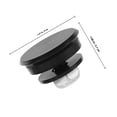 thumbnail image 2 of OUNONA Aluminium Alloy Wiper Plug Cap with Sleek Design for Automotive Use 1Set, 2 of 8