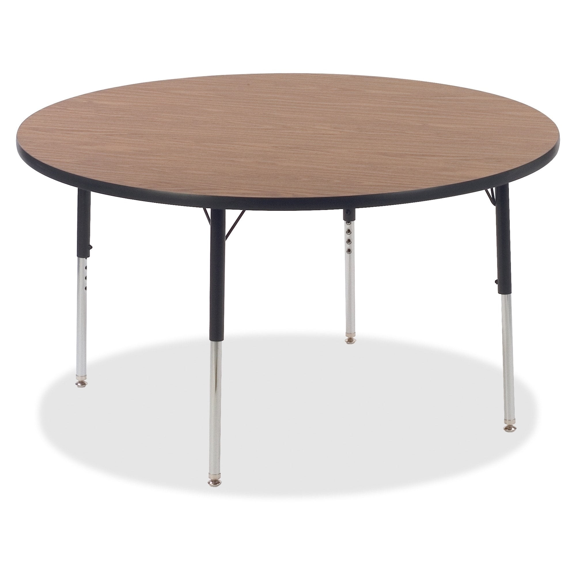 Oliver 25x45 Trapezoid Yellow HP Laminate Adjustable Activity Table Emma