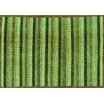 thumbnail image 1 of Ahgly Company Machine Washable Indoor Rectangle Abstract Turquoise Blue Modern Area Rugs, 3' x 5', 1 of 4