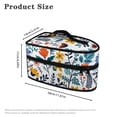 thumbnail image 6 of HELLHERO Handheld Steamer Iron Storage Case Floral, Protective Iron Accessories Portable Travel Steamer Storage Bag Holder Organizer(Bag Only), 6 of 6