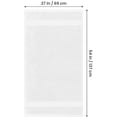 thumbnail image 2 of 4 Pack Bath Towels Set, 27 by 54 Inches, 100% Ring Spun Cotton, Quick Dry, Highly Absorbent, Soft Feel Towels, Perfect for Daily Use, White, 2 of 8