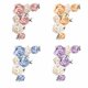 thumbnail image 1 of Pegatinas de pared de flores muy lindas TUNC  Sencillez, 1 of 5