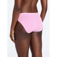 thumbnail image 4 of Joyspun Women's Cotton-Blend Hi-Cut Bikini Panties, 6-Pack, Sizes S-XXXL, 4 of 10