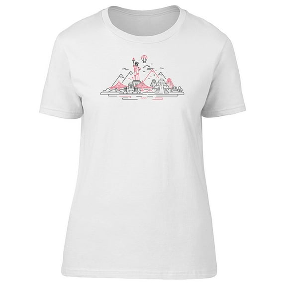 New York Cool Statue Of Liberty Tee Women's -Image by Shutterstock