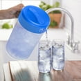 thumbnail image 4 of Sterilite, Pitcher, 1 Gal. Twist & Pour Pitcher Plastic Adult, Blue Isle, plastic, 1 gal, helpful for family beverage service., 4 of 4