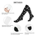 thumbnail image 6 of Bixox Crescent and Stars Print Compression Socks,Compression Socks Women & Men Circulation for Medical,Running,Athletic, 6 of 7