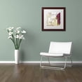 thumbnail image 3 of Trademark Fine Art "Grand Vin Burgundy" Canvas Art by Color Bakery White Matte, Wood Frame, 3 of 4
